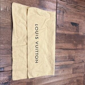 Louis Vuitton Soft Yellow Dust Bag